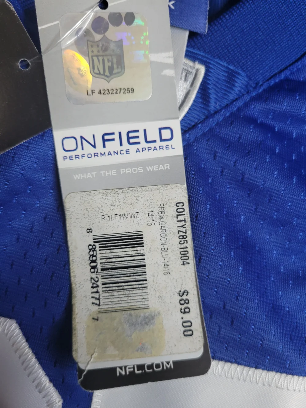 NFL Reebok Blue #85 Garcon Indianapolis Colts Football Jersey